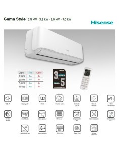 Aire Acondicionado Hisense STYLE CF35MR04  ✔️Mejor Precio✔️