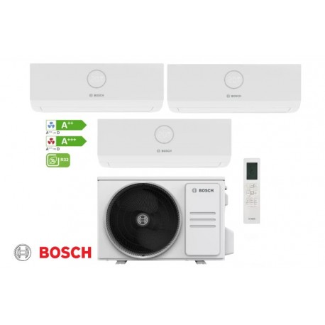 3X1 BOSCH CLIMATE 5000 M 6,2kw + (3(CLIMATE 3000i (2,6kw + 2,6kw + 2,6kw))